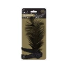 Headband with feather "Retro" (black)