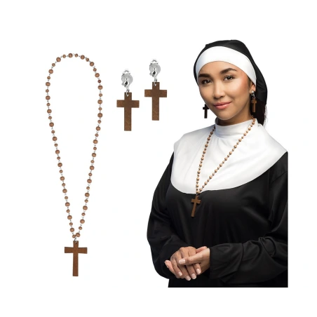 Set Nun (necklace and earrings)