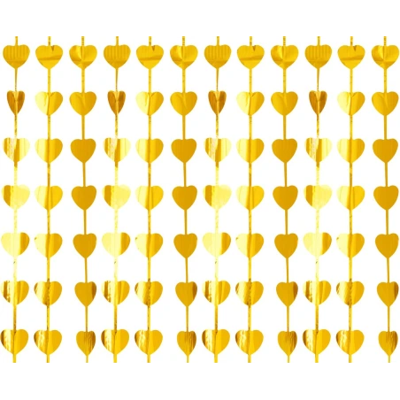 Užuolaida, 100×200 cm, metalinės aukso spalvos
