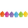Paper garland "Colourful cupcakes", 360x15.1x18cm