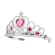 Diadem with pink pearls