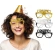 B&C Paper Glasses Party, black, silver, gold, 6 pcs.