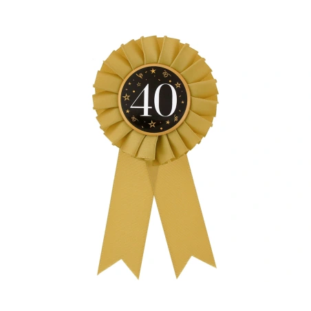 Anniversary Ribbon Award B&C - 40, 8×16 cm