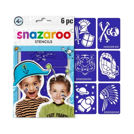SN stencil face paint Boys 1198011