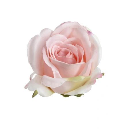 Artificial rose flowers, 1 pack - 12 pcs., pearl pink color