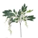 Artificial wisteria branch, 83 cm, white