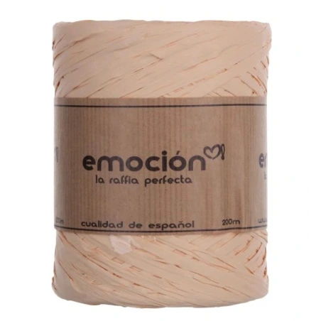 Raffia, 200 m, peach color
