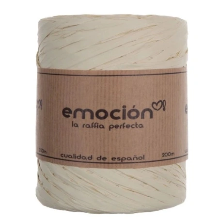 Raffia, 200 m, cream color