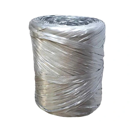 Raffia, 200 m, silver color