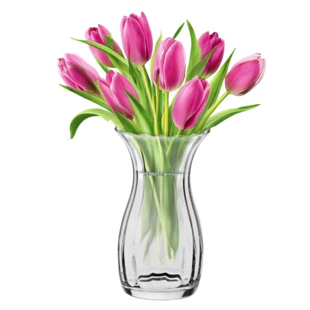Vase (clear), 25 cm