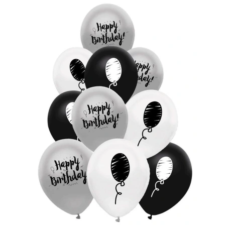 Balloons, 30 cm, 1 pack - 10 pcs.
