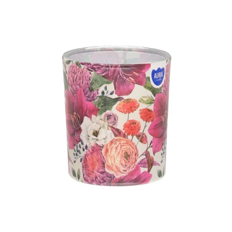 Scented candle in a glass container, 7×8 cm, burning time ~ 22 hours.