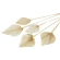 Balinti palmės lapai, 9-12 cm, 1 pak. - 12 vnt.