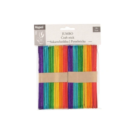Craft sticks, 15 cm, 1 pack - 80 pcs.