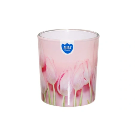 Scented candle, 7×8 cm, burns for ~ 22 hours.