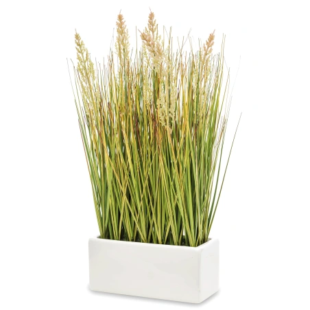 Artificial succulents in a pot, 46×20×9 cm