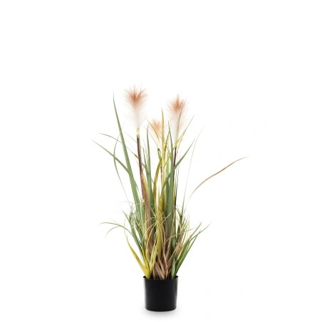 Artificial succulents in a pot, 80×40 cm