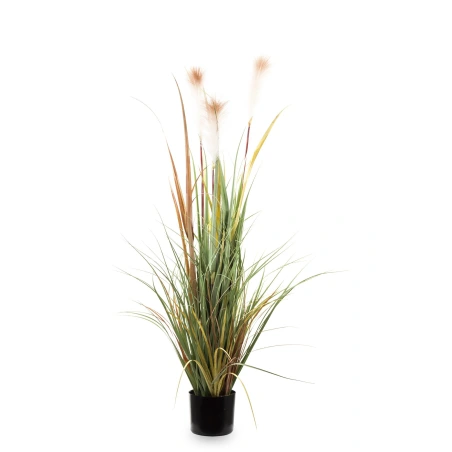Artificial succulents in a pot, 120×50 cm