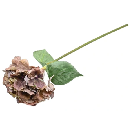 Dirbtinė hortenzija, 62 cm, pilkai violetinės spalvos