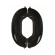 Foil balloon B&C digit 0, black, 92 cm