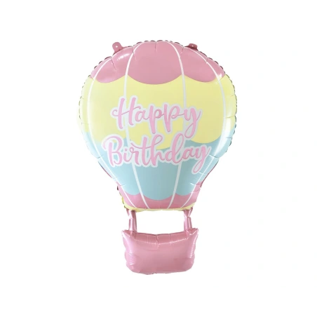Foil balloon, Balloon Happy Birthday, 40×60 cm