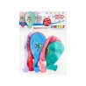 Helio balionai „Happy birthday“, 13", 1 pak. - 5 vnt.