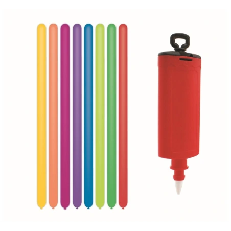 Balloons Premium, for modelling, 10 pieces, with pump