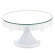 Decorative tray, 17×29.5×29.5 cm, white