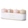 Candles, 9×6×6 cm, pink, 1 pack - 4 pcs.