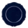 Decorative plate, 2×33×33 cm, garnet color