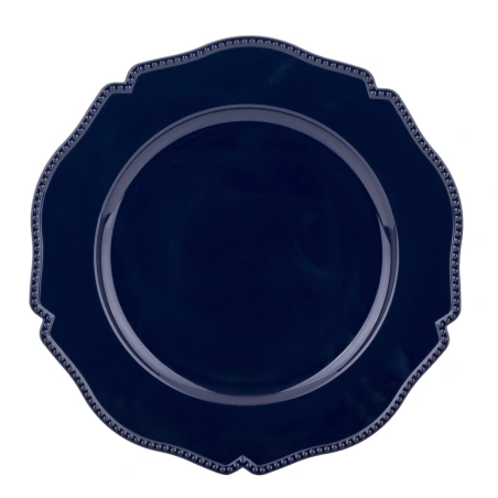 Decorative plate, 2×33×33 cm, garnet color