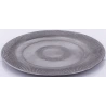 Decoration plate, 2×33×33 cm, silver color