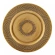 Decoration plate, 2×33×33 cm, gold color