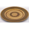 Decoration plate, 2×33×33 cm, gold color