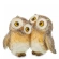 Two owl figurine, 7.5×10×5.5 cm