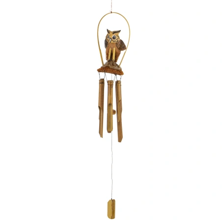 Gong with owl, 100×16×13 cm