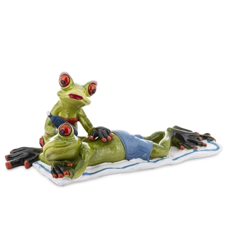 Frog figurine, 8.5×21×10 cm