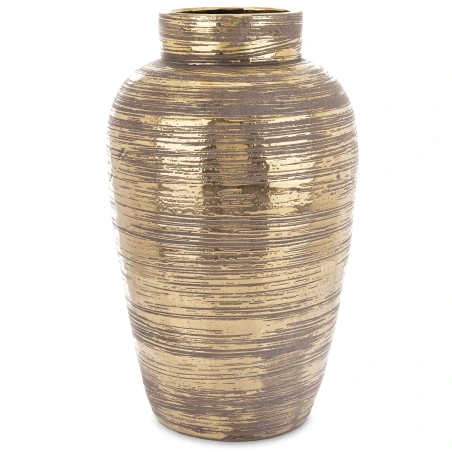 Vaza, 42×24×24 cm, auksinės spalvos