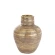 Vase, 28×22×22 cm, gold color