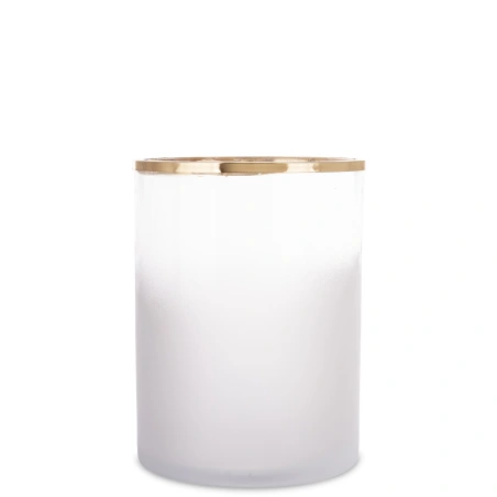 Vase, 20×15.5×15.5 cm, white