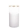 Vase, 30×15.5×15.5 cm, white
