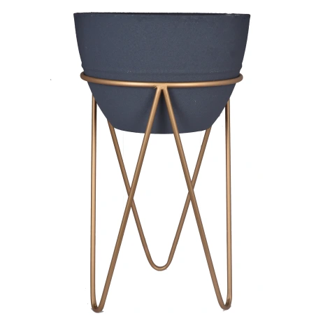 Metal flowerpot, 27×39.5 cm