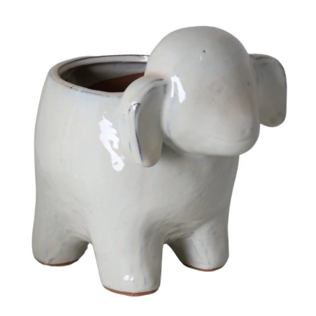 Flowerpot "Lamb", 30×20×27 cm, cream color
