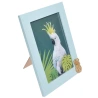 Photo frame, 17×22 cm, MDF, green with pineapple