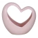 Flowerpot "Heart", 25×10×23.5 cm, pink