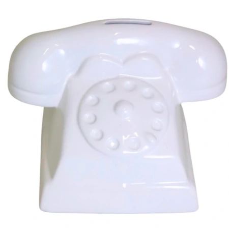 Money box "Telephone", 21×17×16 cm, white