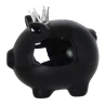Money box "Pig with a crown", 21×16×21 cm, black