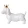 Money box "Dog with a crown", 23×9×17.5 cm, white