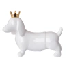 Money box "Dog with a crown", 23×9×17.5 cm, white