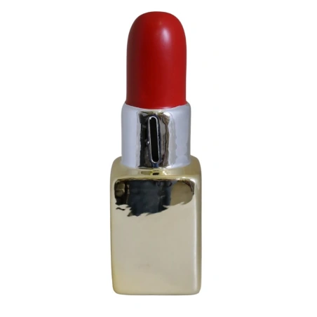 Money box "Lipstick", 6×6×20.5 cm, gold color